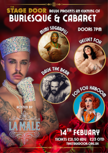 The Stage Door Revue Burlesque & Cabaret - February 2026